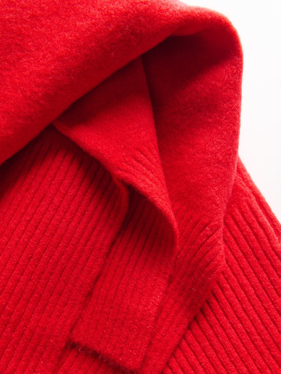 Turtleneck jumper - red - RESERVED - 6