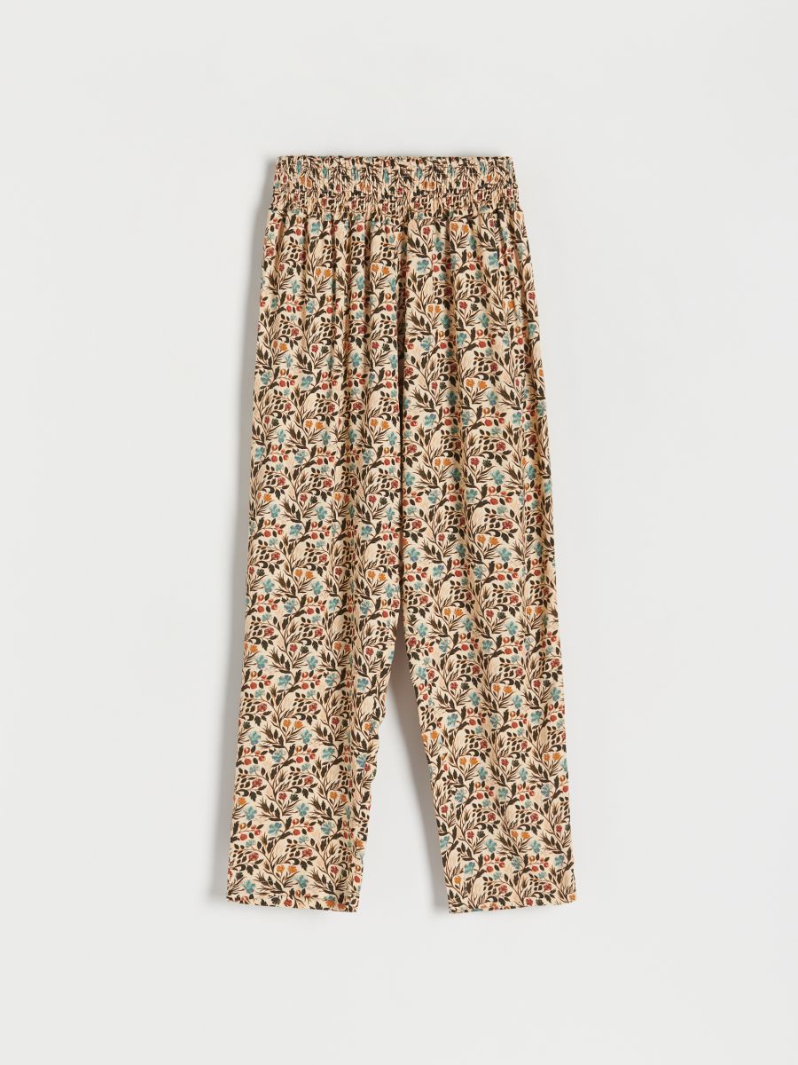 Trousers with original print - multicolor - RESERVED - 3