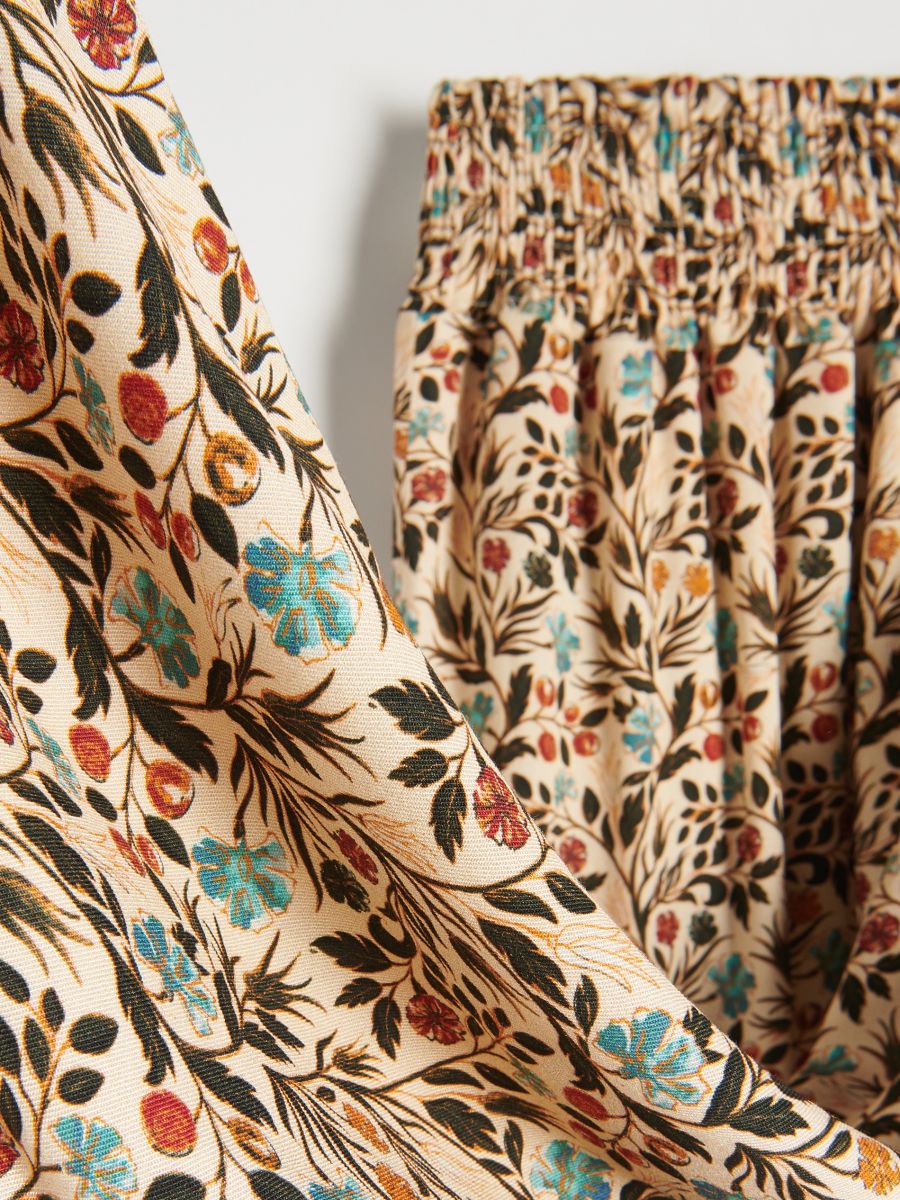 Trousers with original print - multicolor - RESERVED - 4
