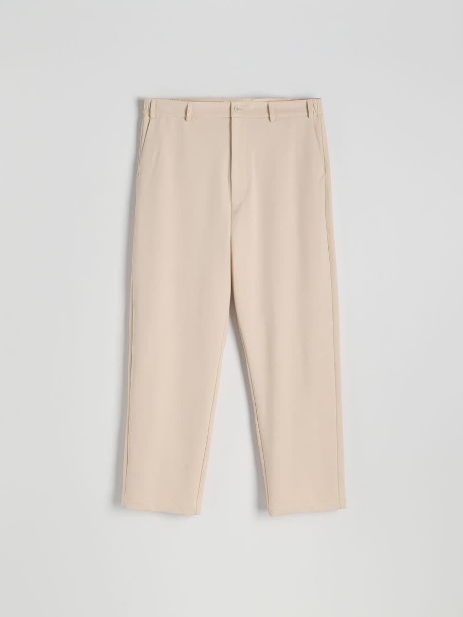 Hose mit weitem Bein - beige - RESERVED - 2