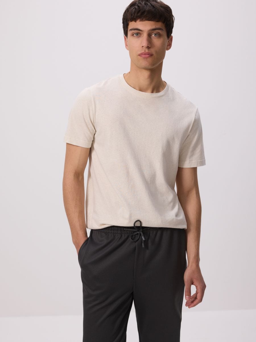 Regular trousers - dark grey - RESERVED - 3