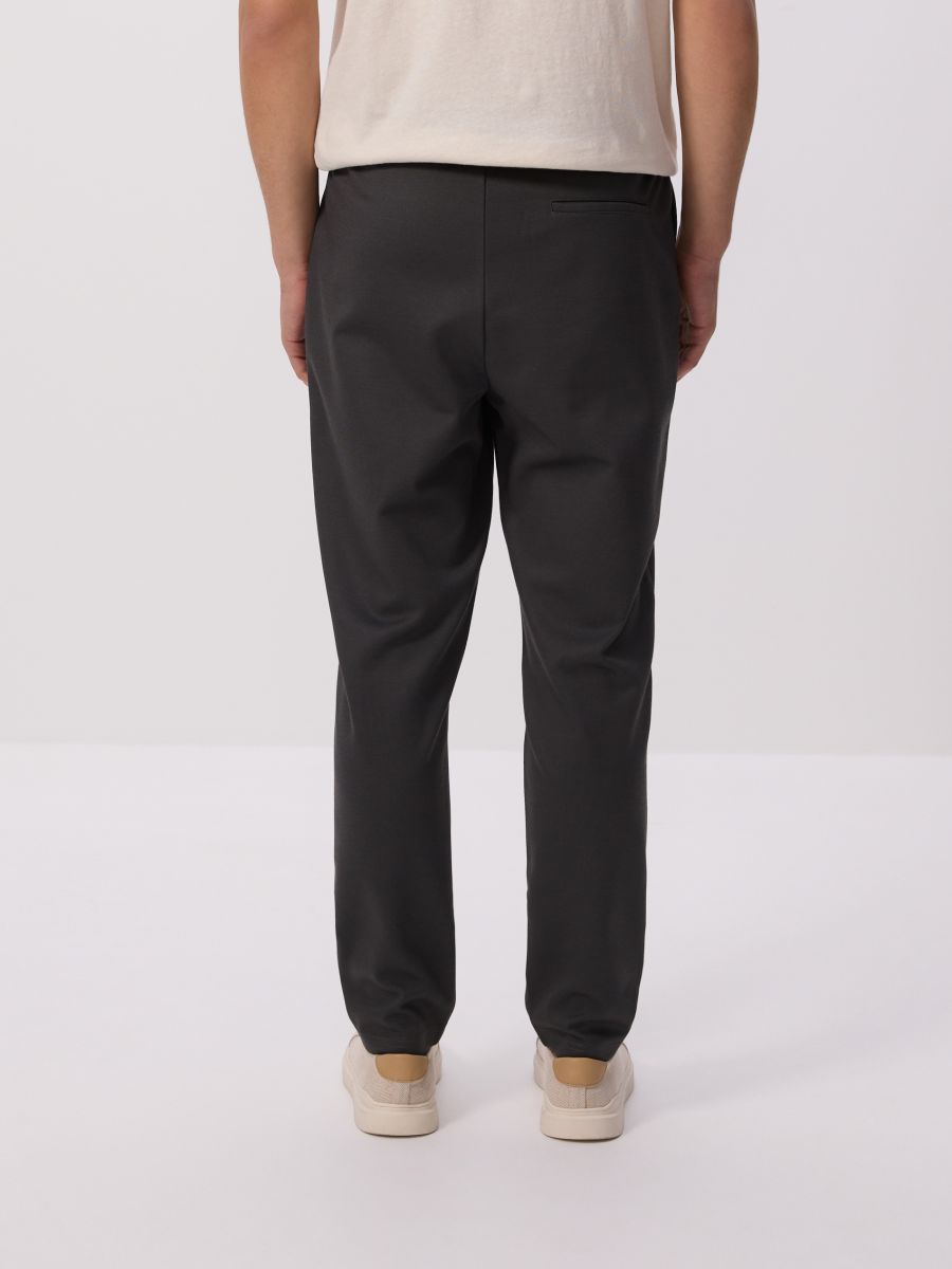 Regular trousers - dark grey - RESERVED - 4