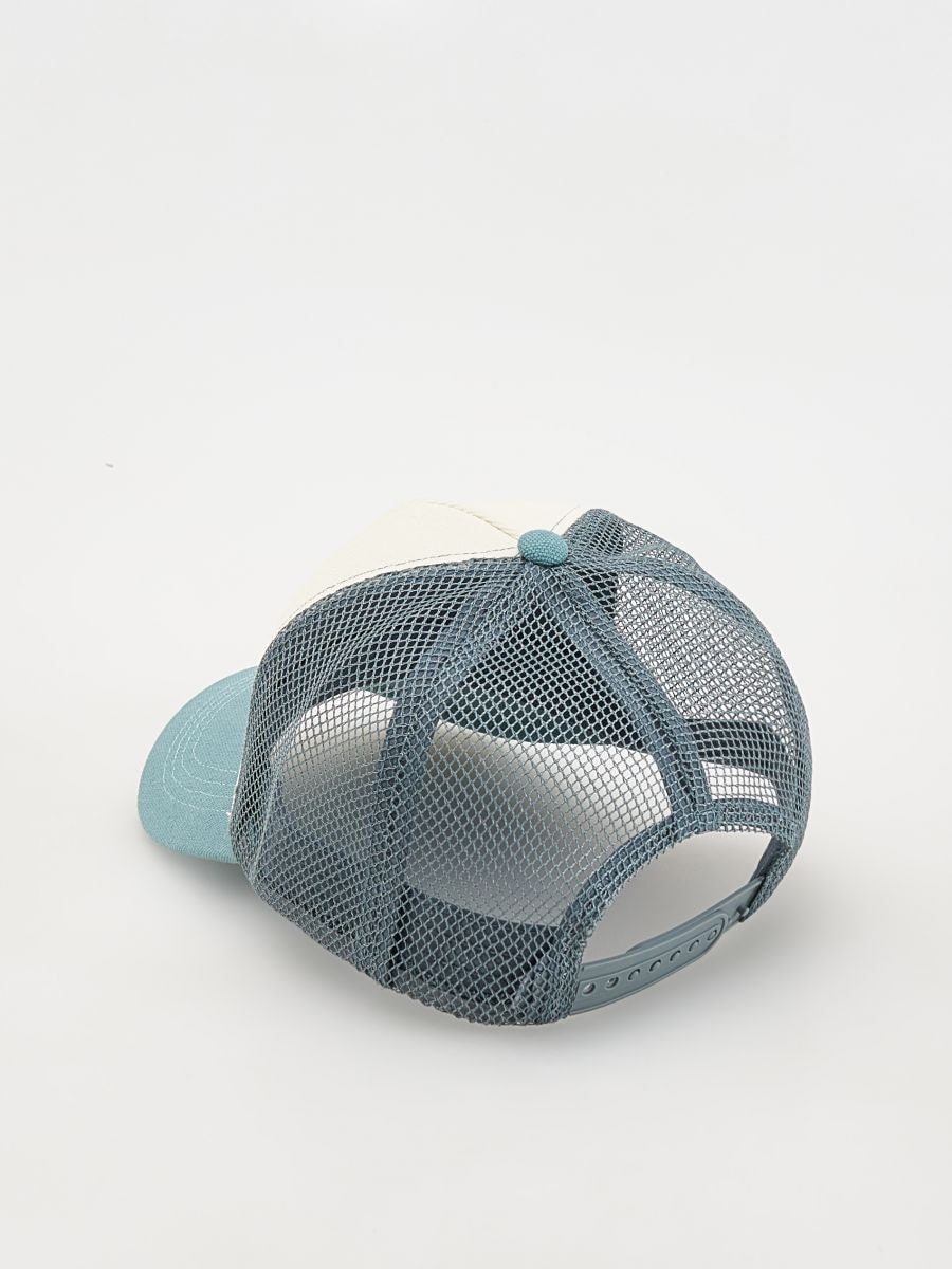Trucker cap with patch - light blue - RESERVED - 2