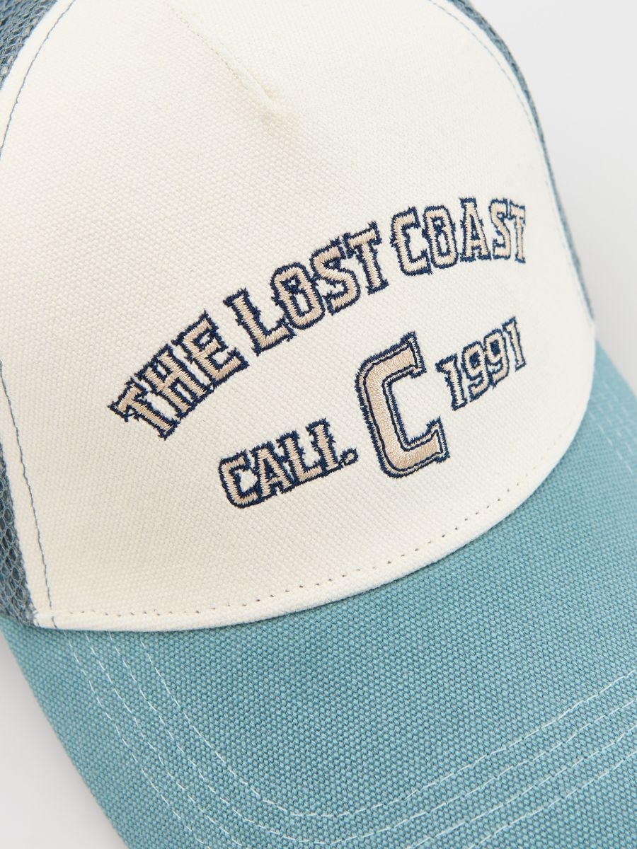 Trucker cap with patch - light blue - RESERVED - 3