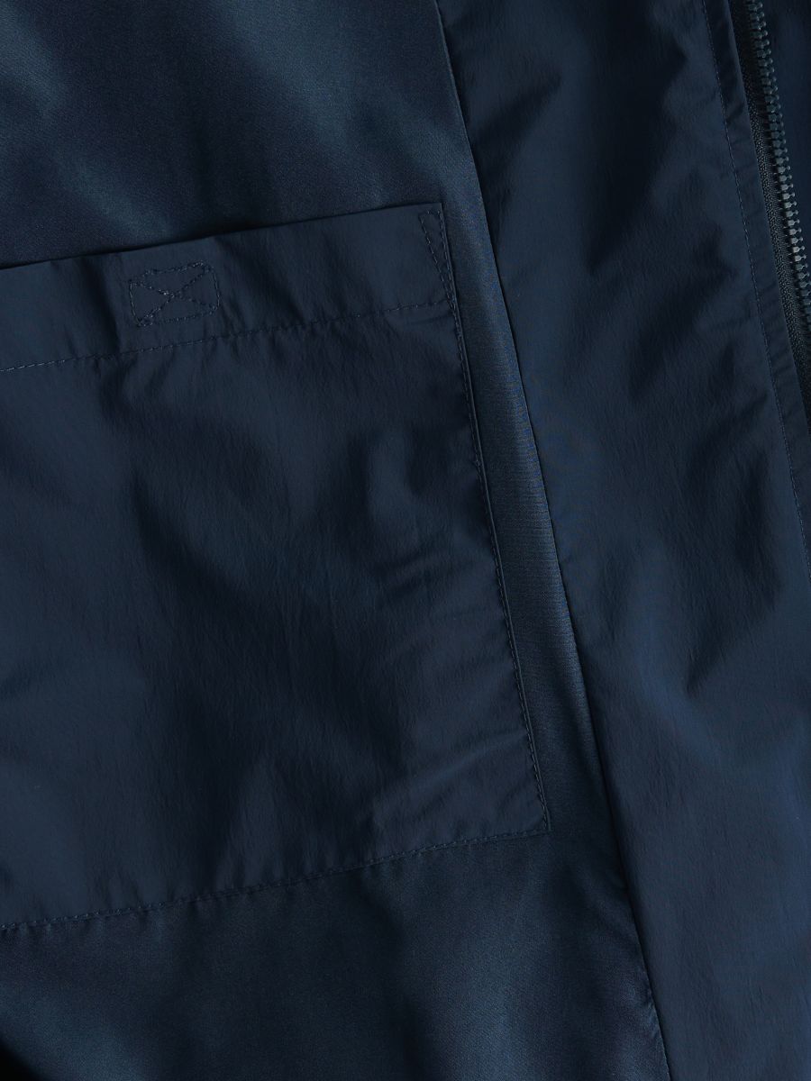 Jacket with stand up collar - steel blue - RESERVED - 7
