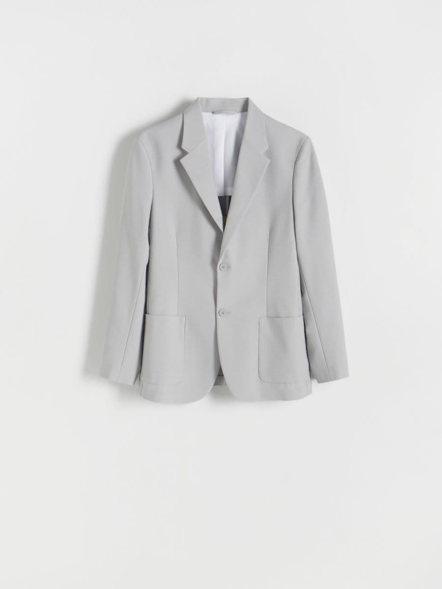 Pintsak regular fit - helehall - RESERVED - 4