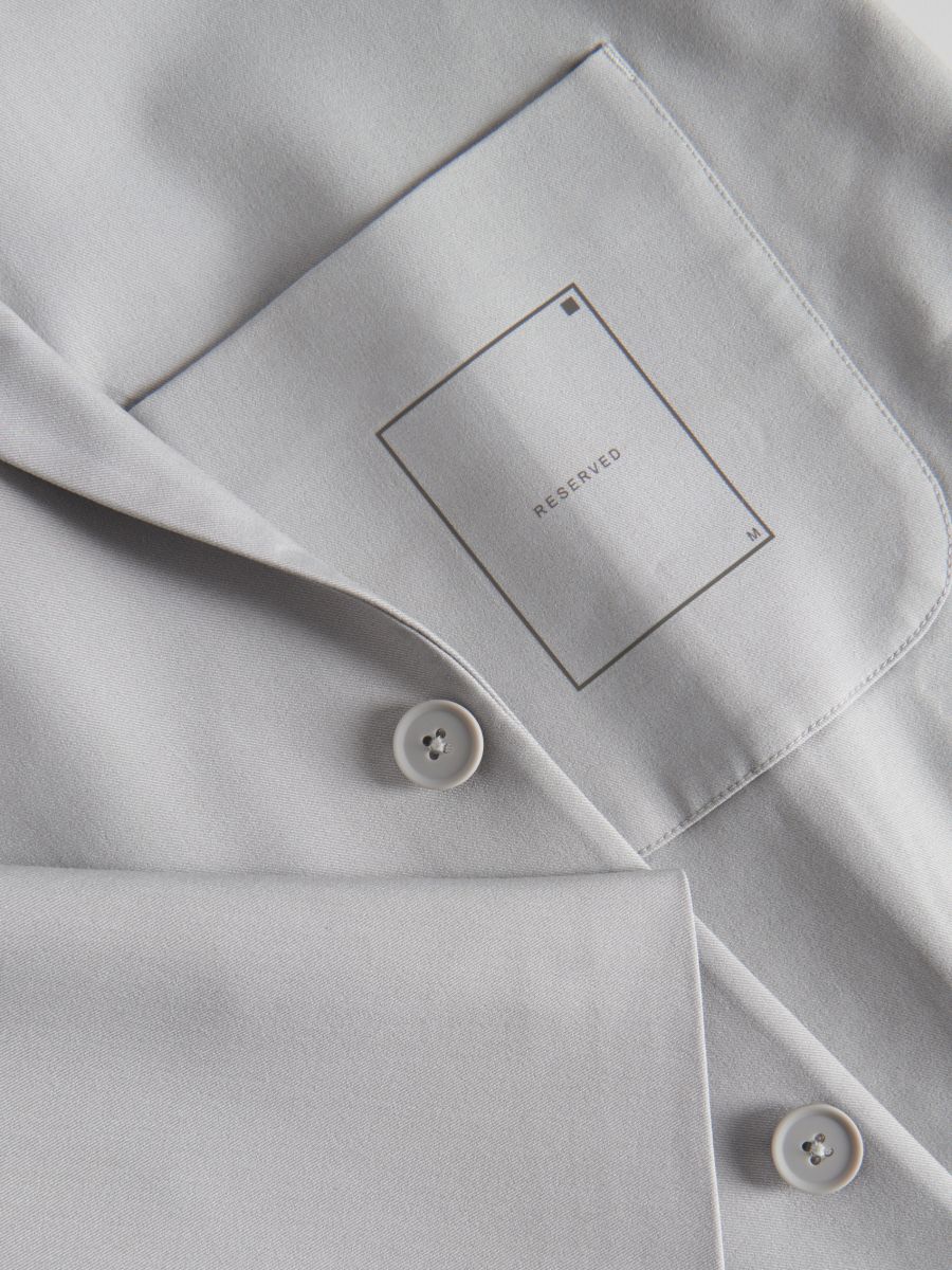 Pintsak regular fit - helehall - RESERVED - 5