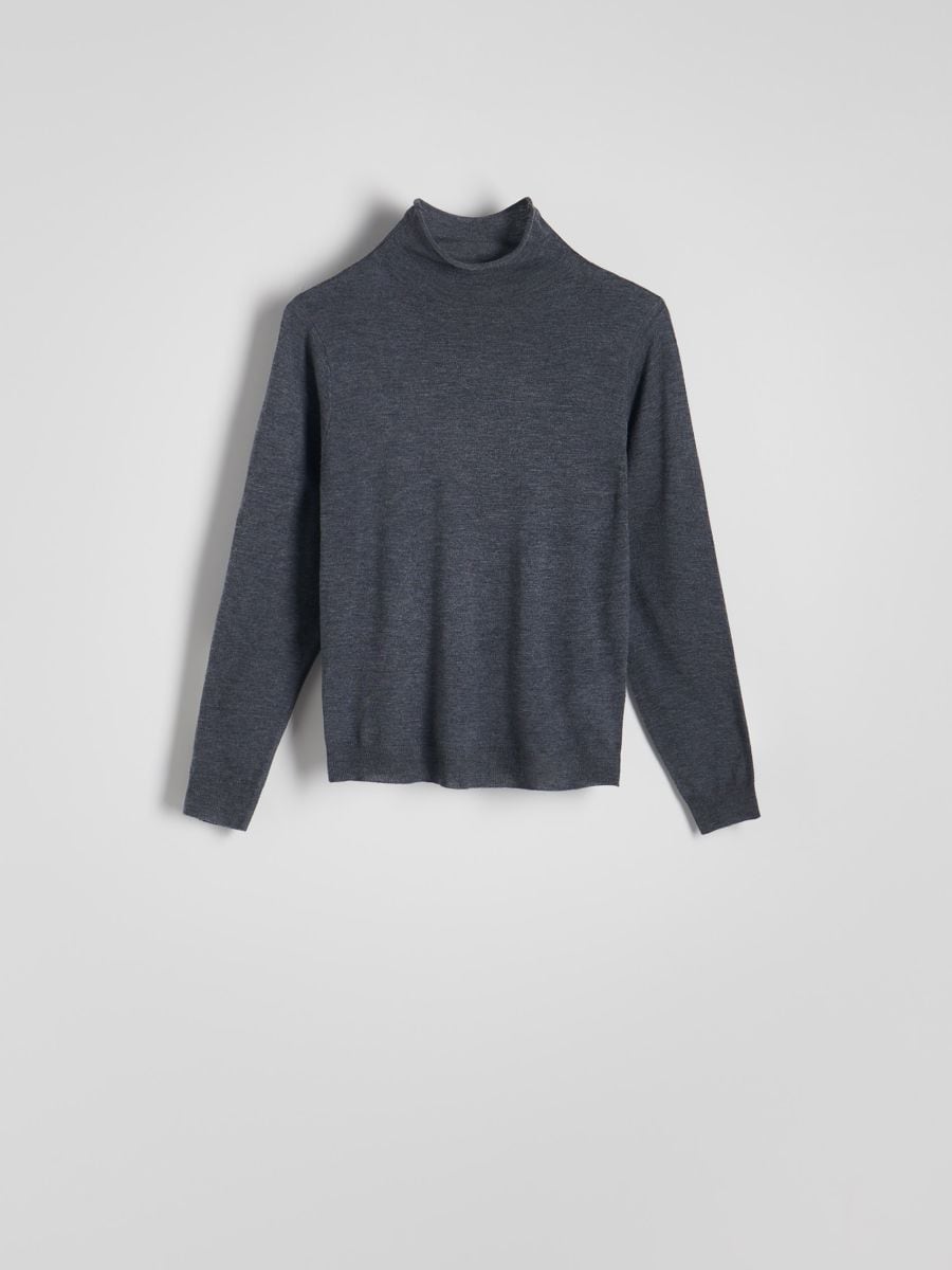 Wool blend jumper - mid grey - RESERVED - 4