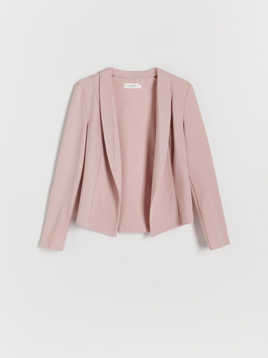 Knitted jacket - pastel pink - RESERVED - 4