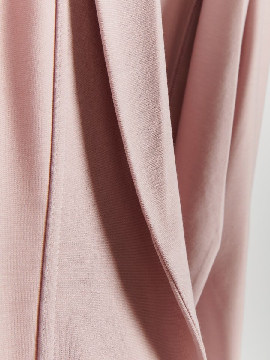 Knitted jacket - pastel pink - RESERVED - 5