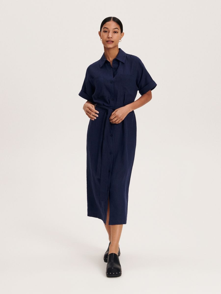 Whistles montana check shirt dress new arrivals