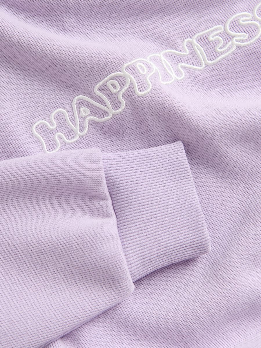 Hoodie - lavender - RESERVED - 3