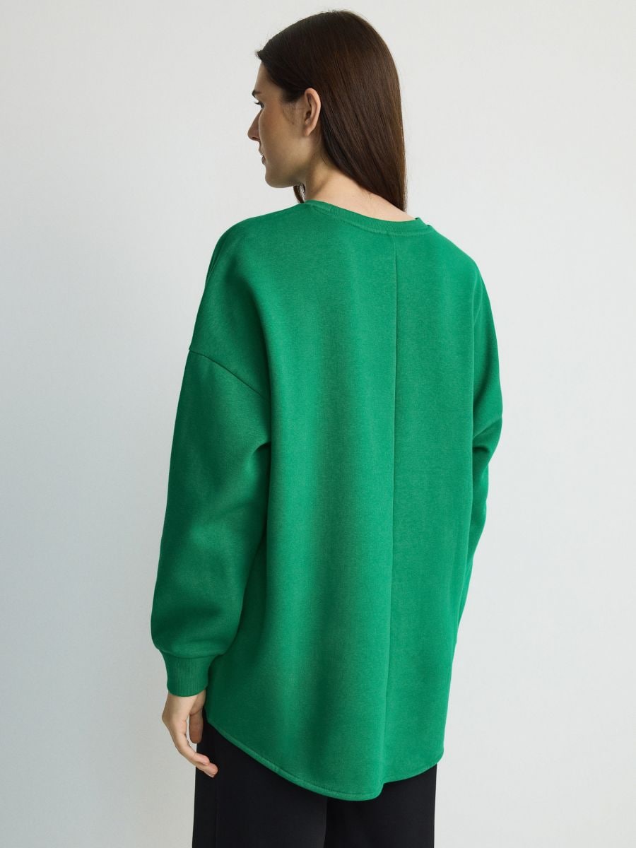 Sweatshirt with pockets - green - RESERVED - 6