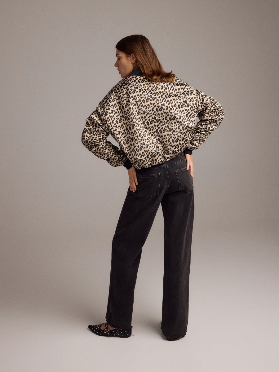 Animal print jacket - multicolor - RESERVED - 3