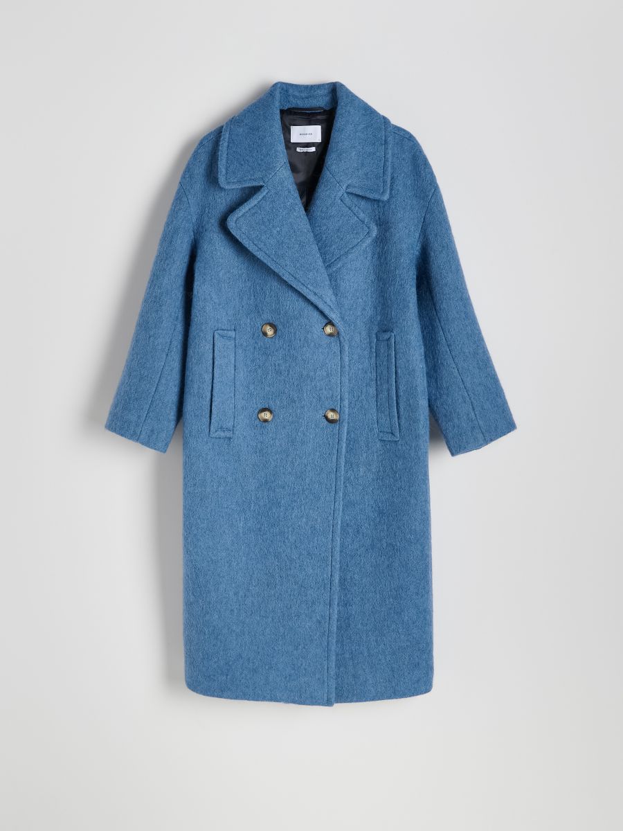 Alpaca wool blend coat