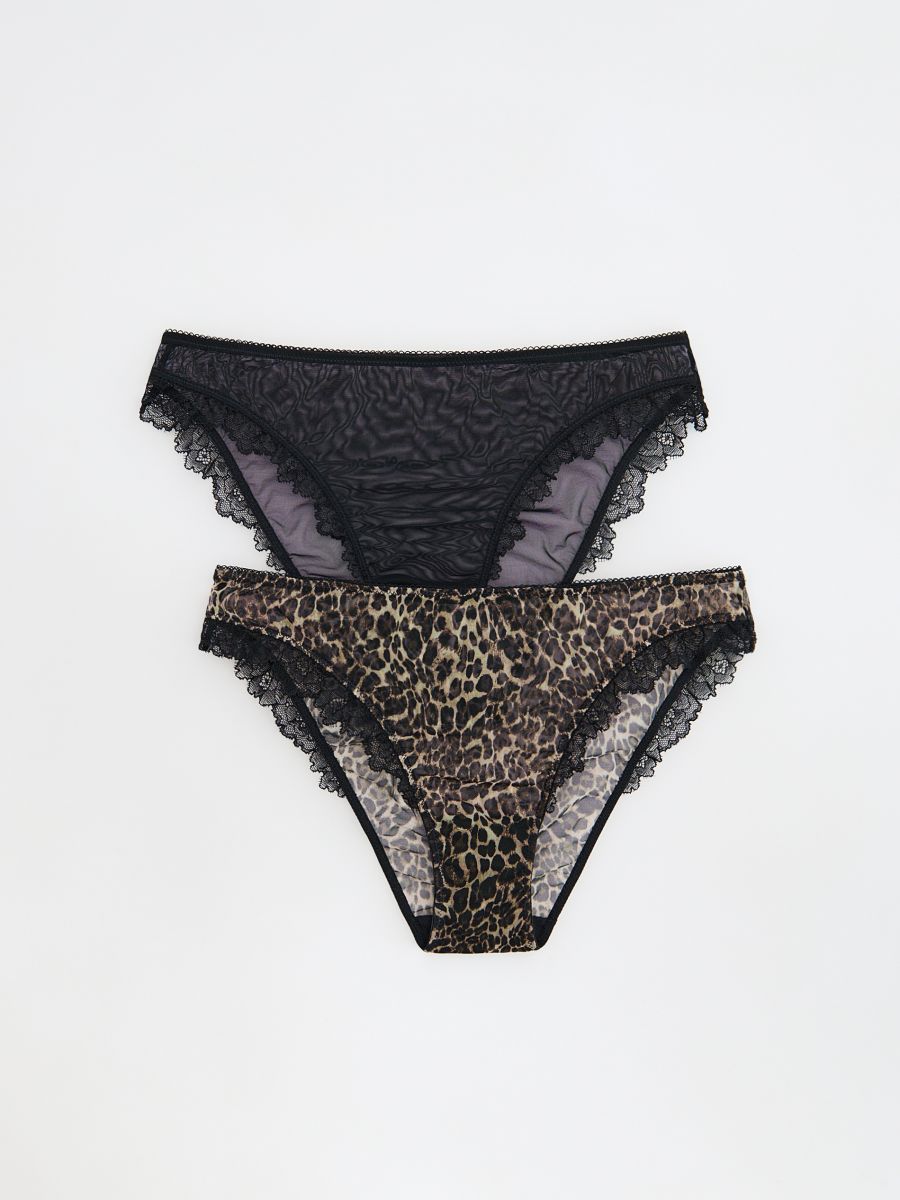 LADIES` BRIEFS MULTI - braon - RESERVED - 2