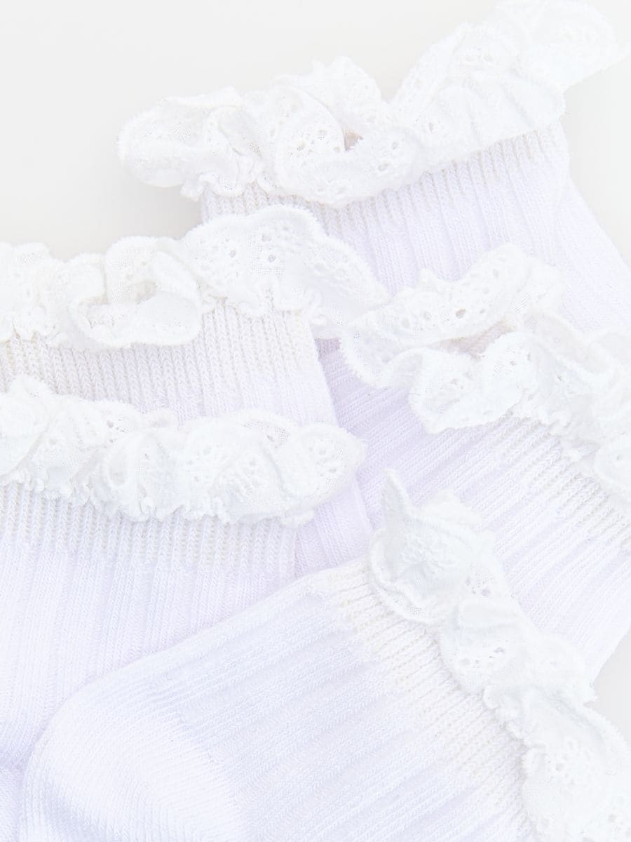 GIRLS` SOCKS MULTI - white - RESERVED - 2