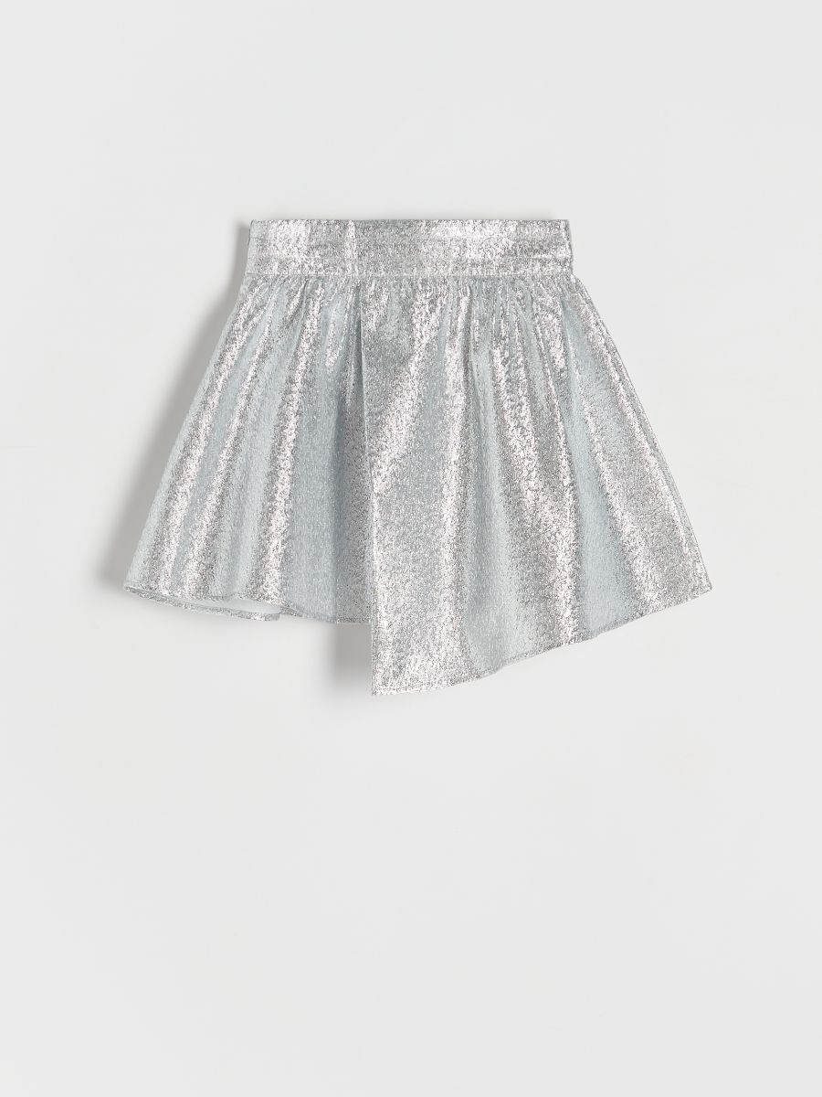 Shiny skirt - light grey - RESERVED