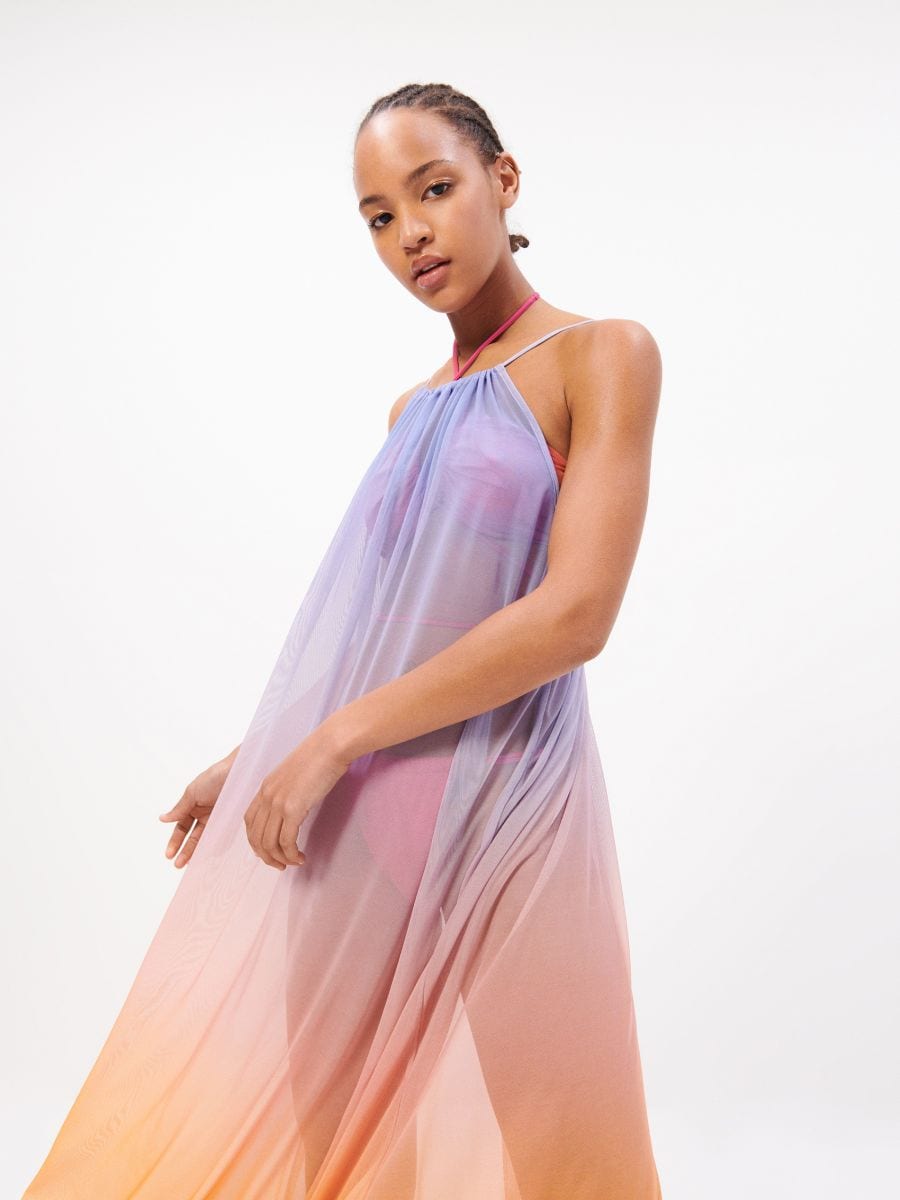 Ombré effect maxi dress - multicolor - RESERVED - 5
