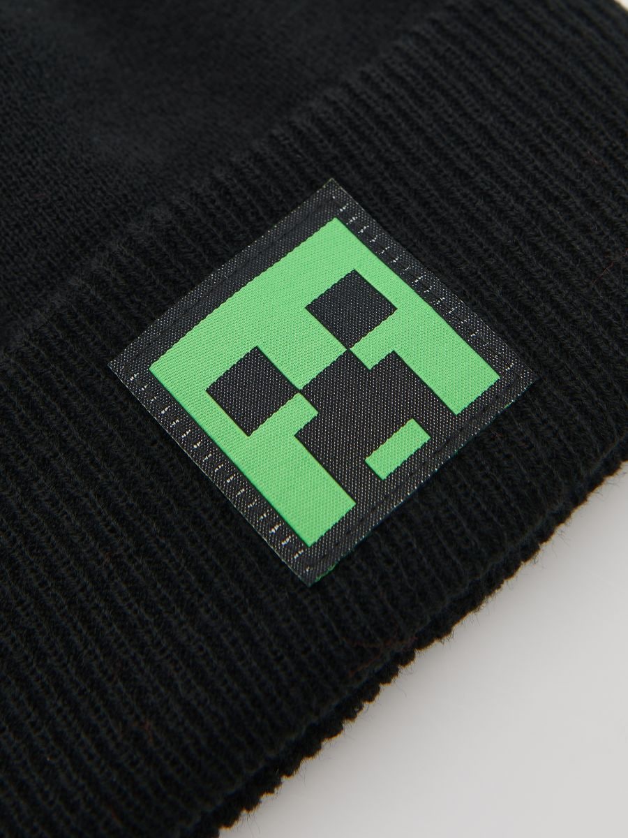 Minecraft beanie - black - RESERVED - 2