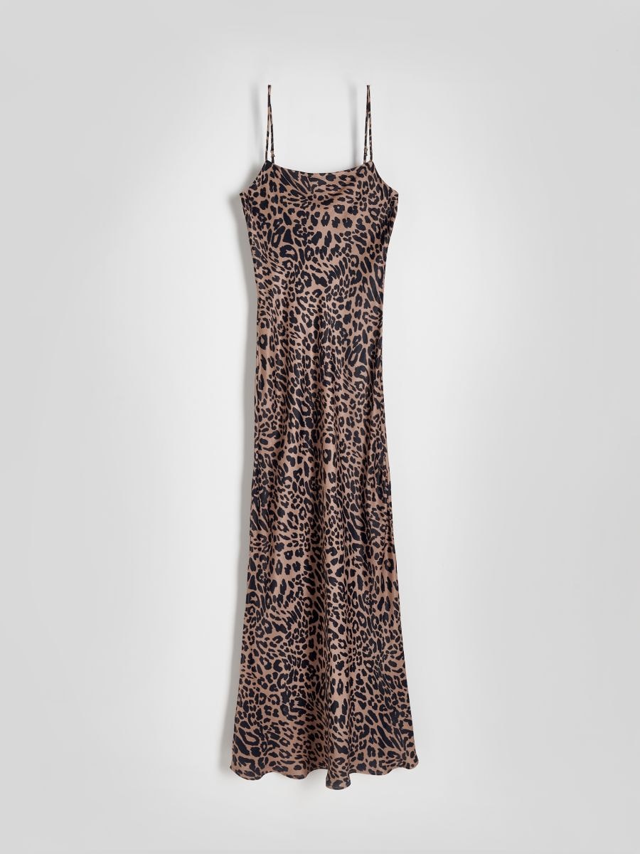 Maxi abito in viscosa - multicolore - RESERVED - 2