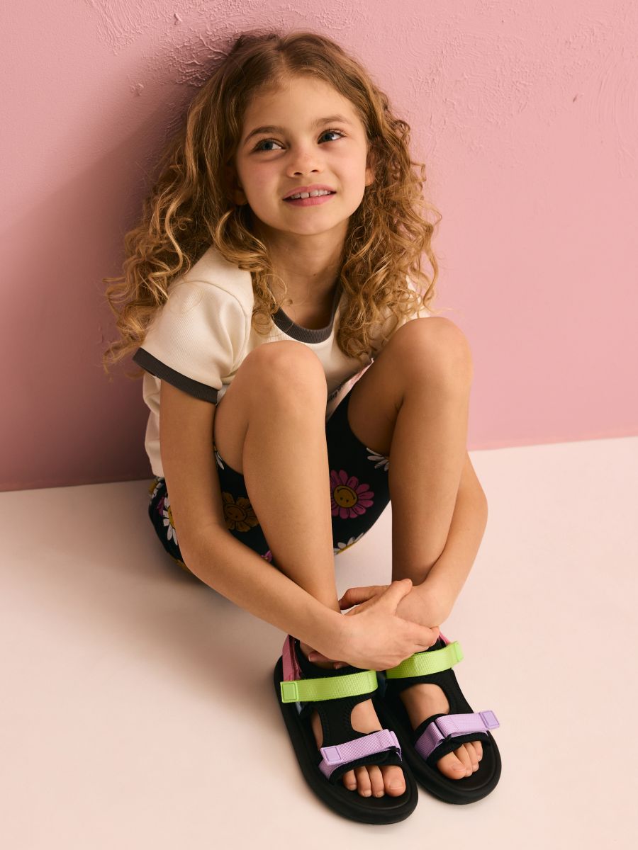 Sandali con chiusura in velcro - multicolore - RESERVED