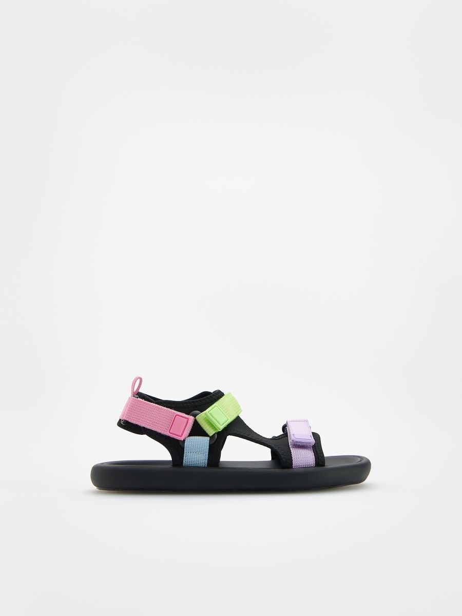 Lightweight sandals with Velcro fastening - multicolor - RESERVED - 4