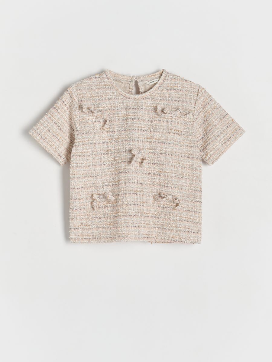 Tweed blouse - multicolor - RESERVED - 2