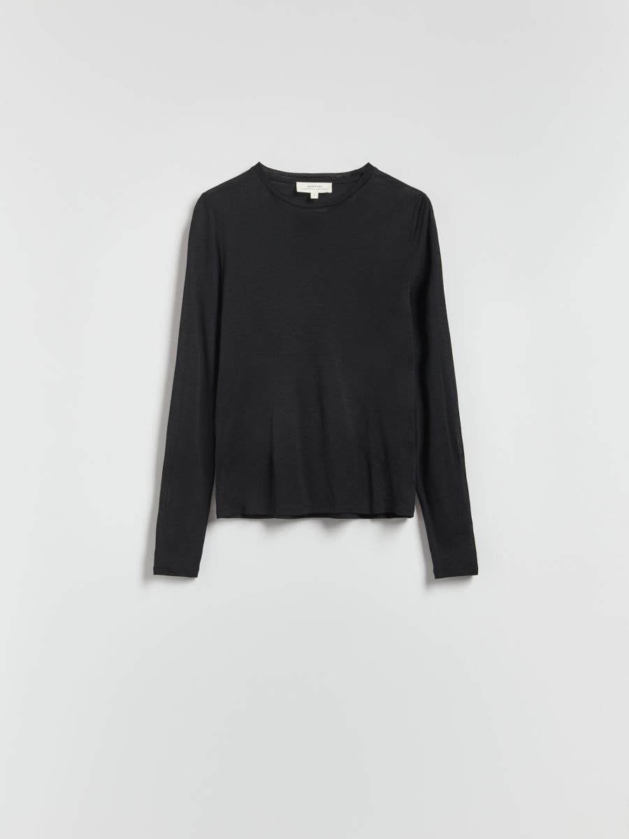 LADIES` SWEATER - black - RESERVED