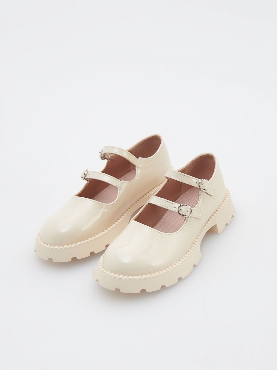 Mokasini s paščki - beige - RESERVED - 2