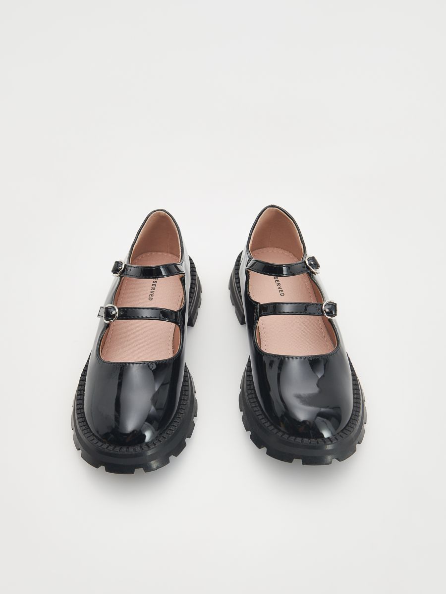 Loafers with straps - black - RESERVED - 3