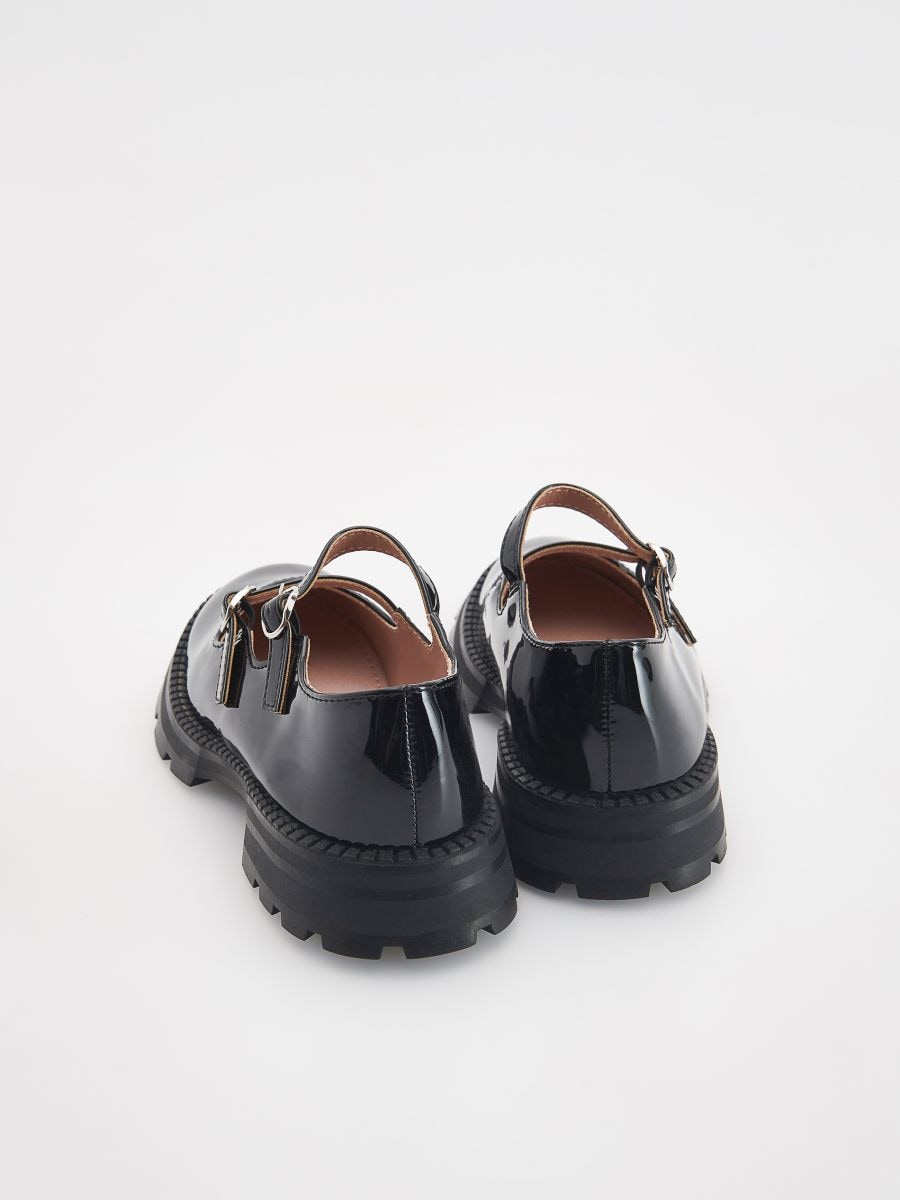 Loafers with straps - black - RESERVED - 5