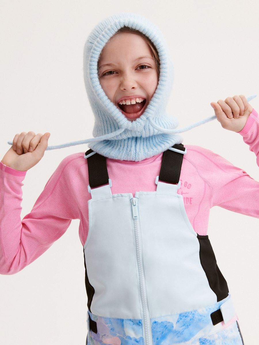 Drawstring balaclava - pale blue - RESERVED - 2
