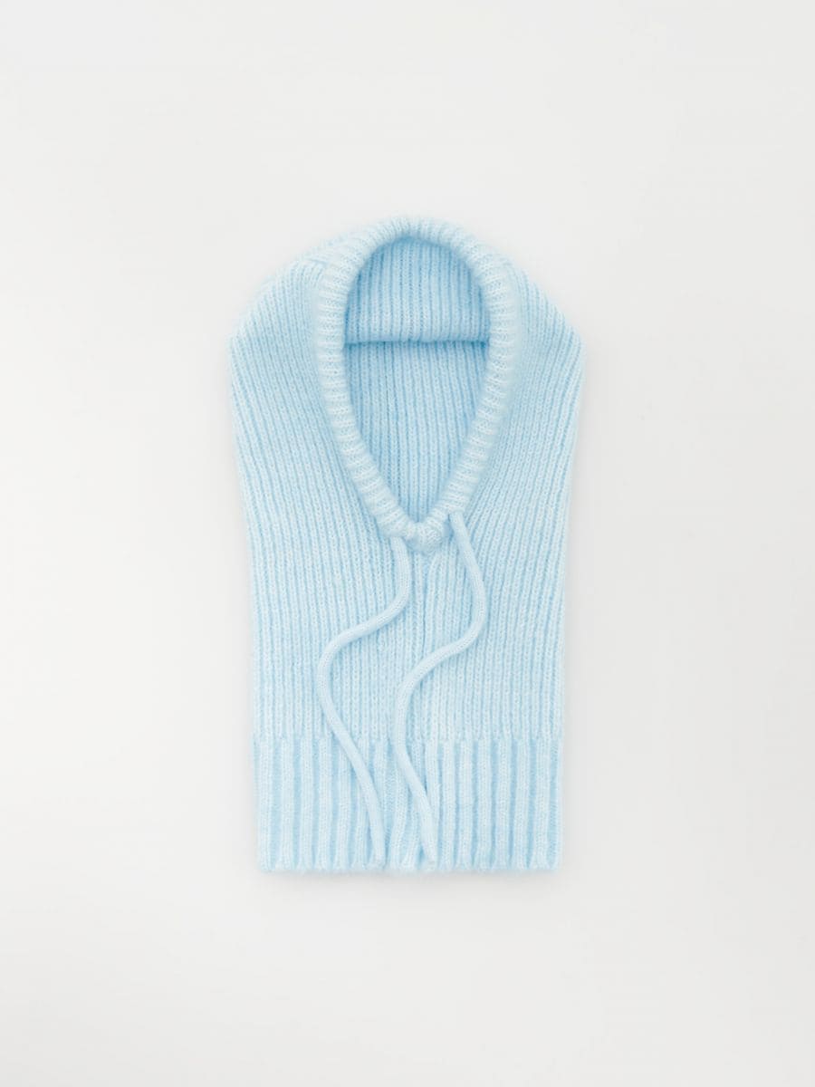 Drawstring balaclava - pale blue - RESERVED - 4