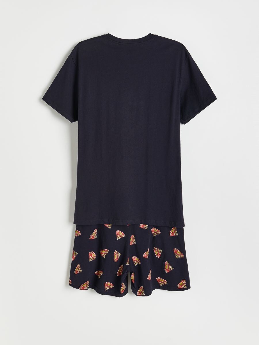 Super-Man pyjama set with shorts - navy - RESERVED - 3
