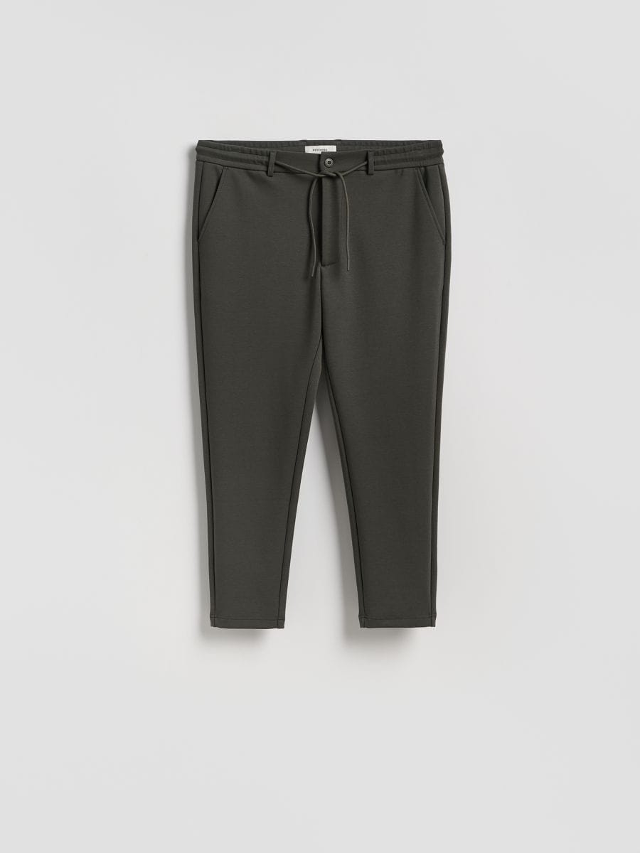 Chinohose in slim fit - staubbraun - RESERVED