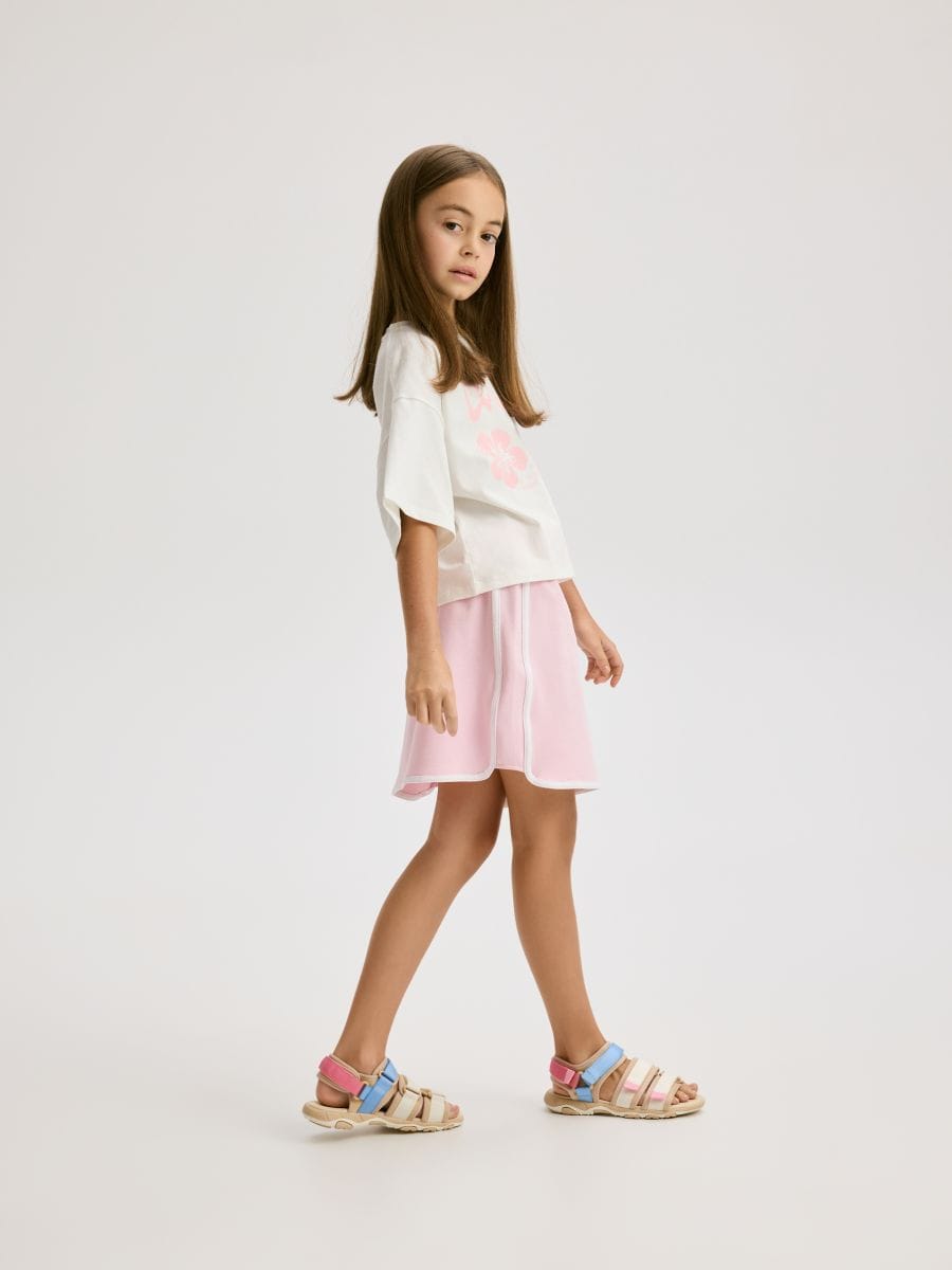 Mixed-material sandals - multicolor - RESERVED - 5