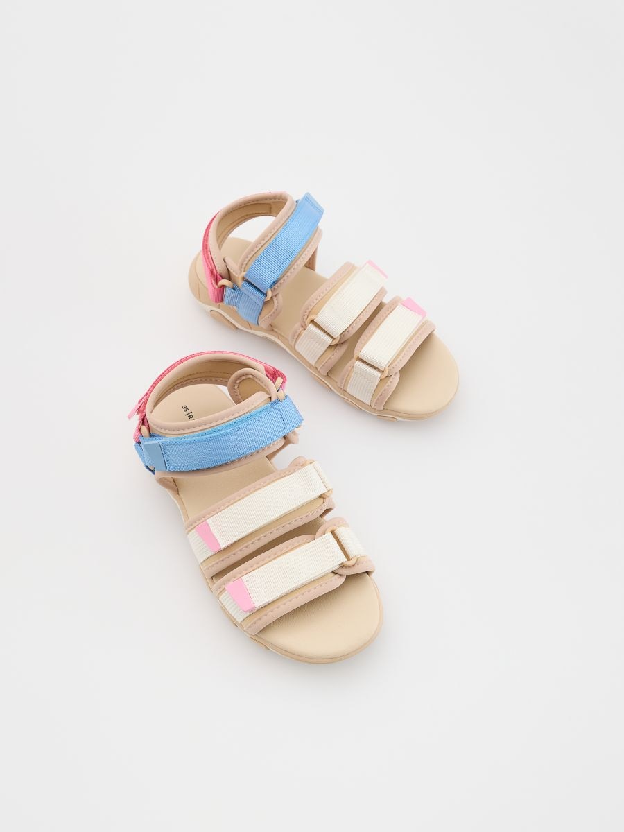 Mixed-material sandals - multicolor - RESERVED - 2