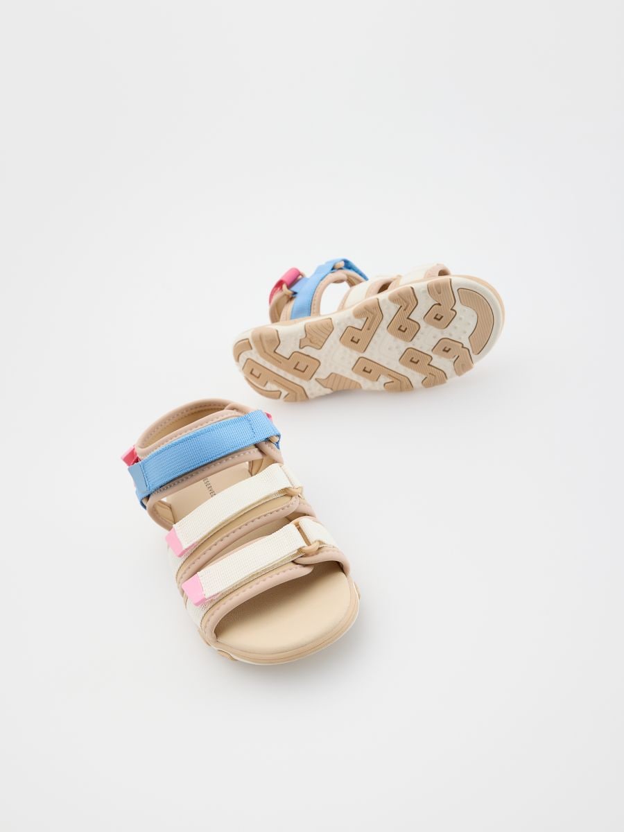 Mixed-material sandals - multicolor - RESERVED - 5
