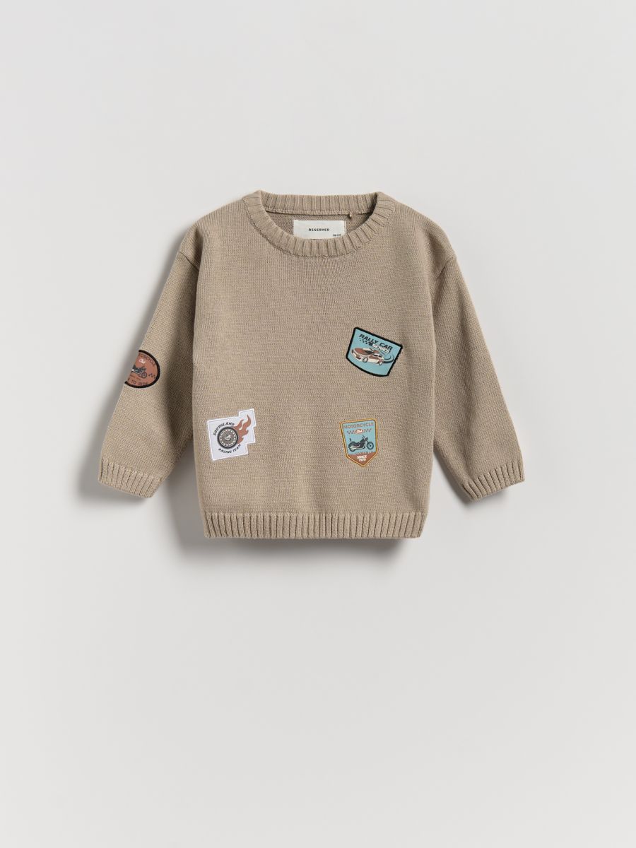 Puuvillaneule - beige - RESERVED