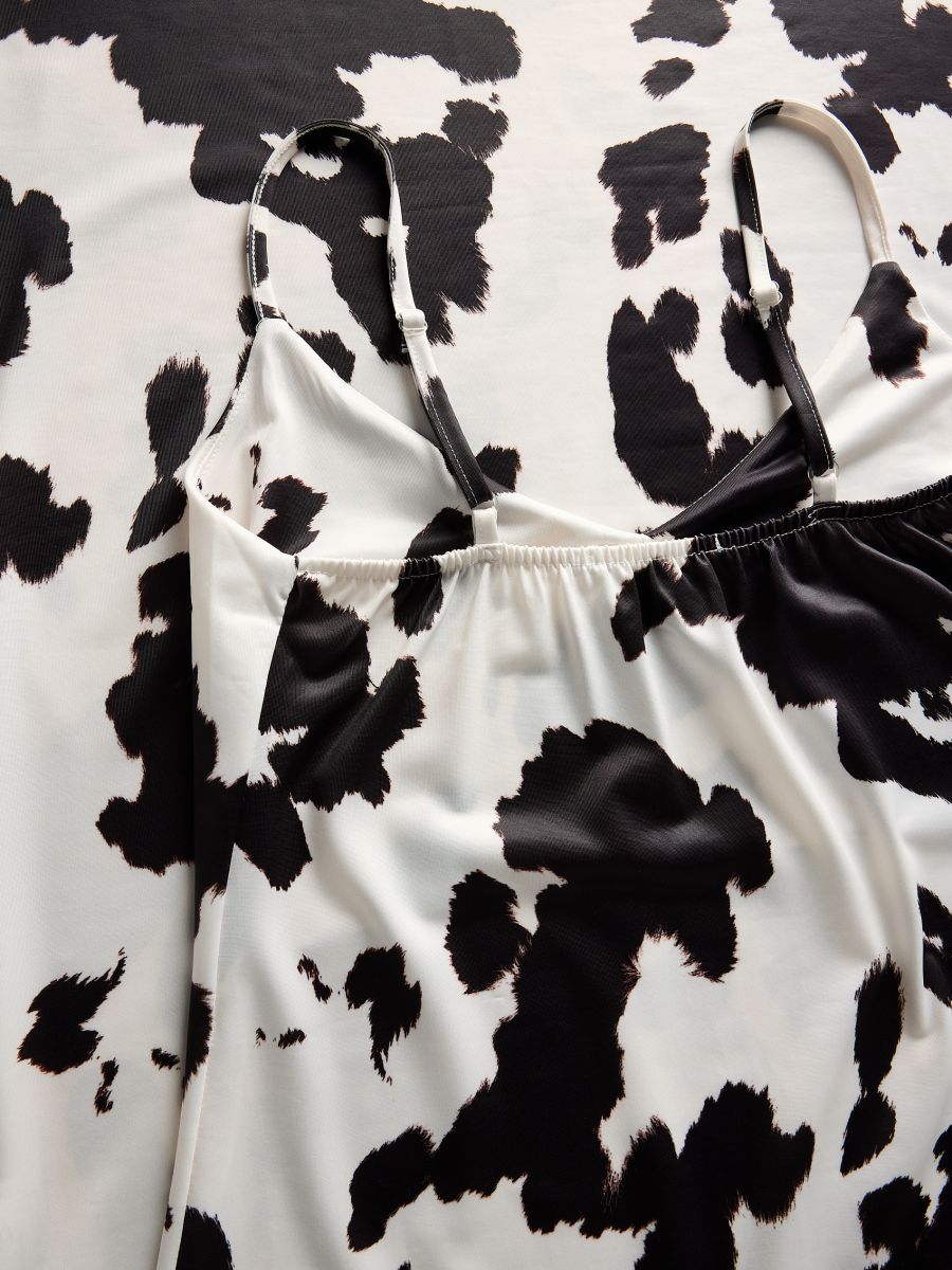 Animal pattern dress - multicolor - RESERVED - 6