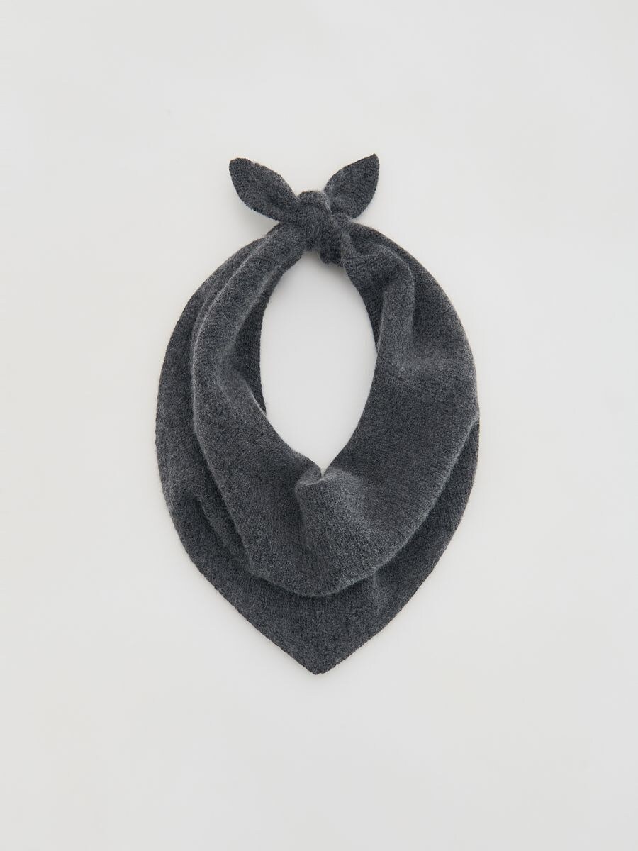 LADIES` SCARF - dunkelgrau - RESERVED