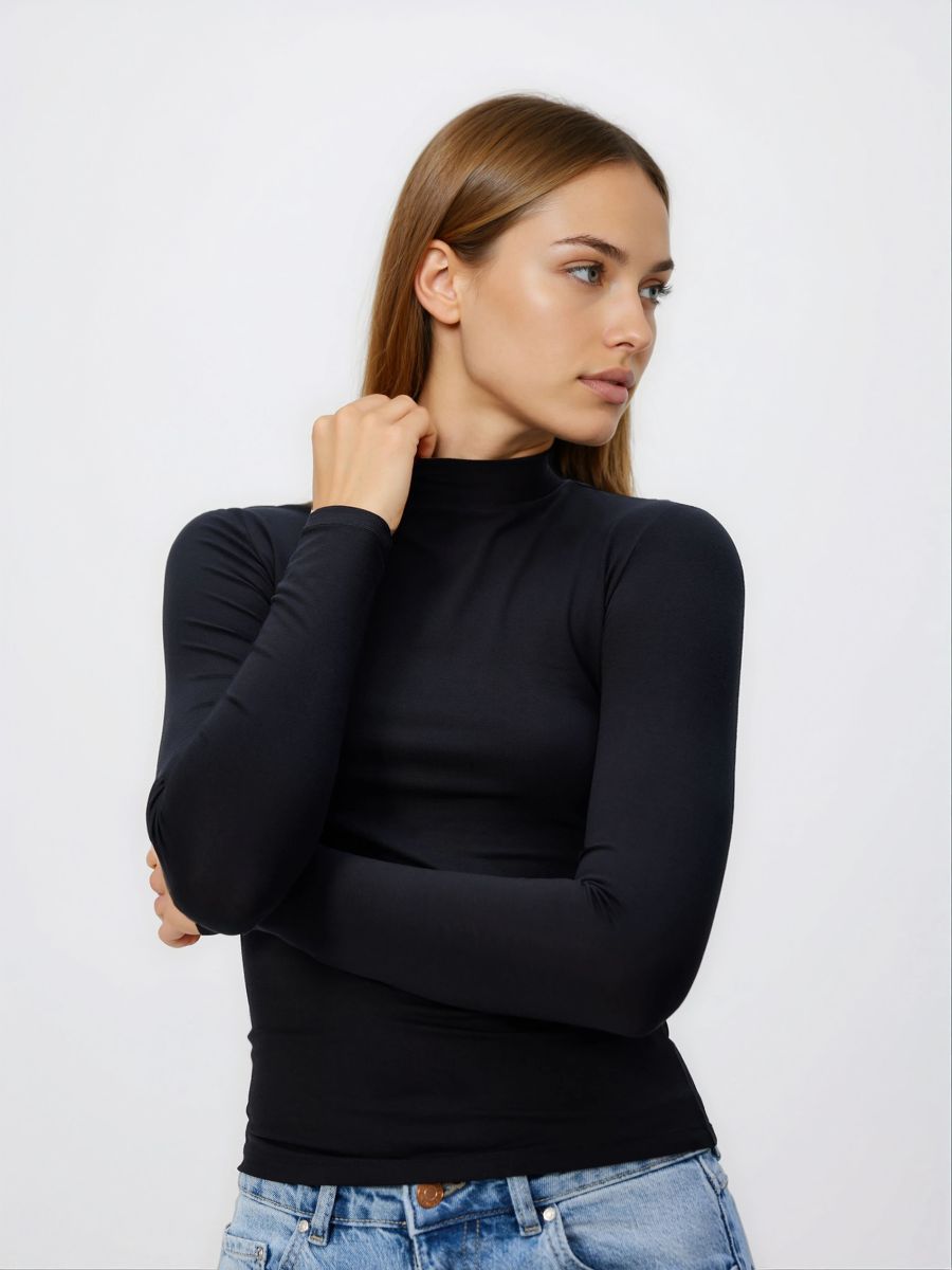 LADIES` BLOUSE - чорний - RESERVED