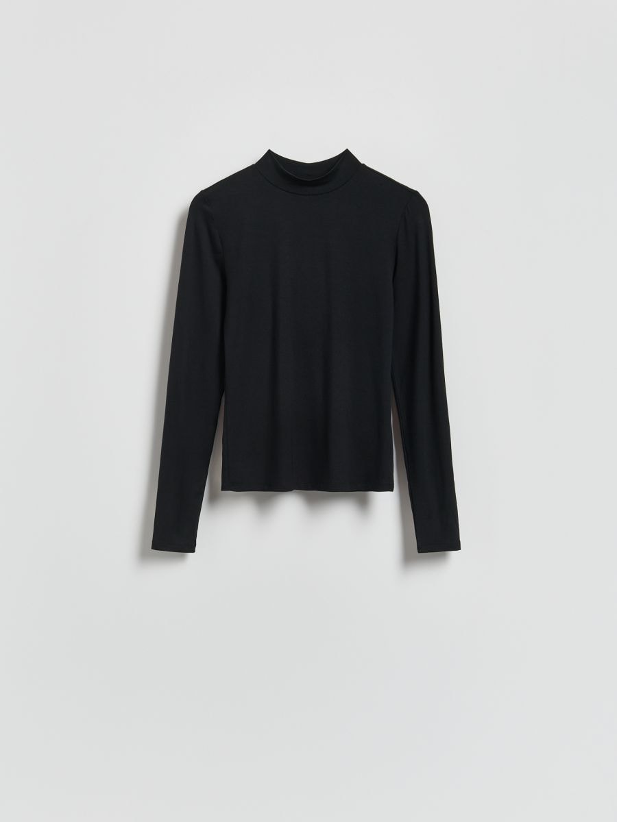 LADIES` BLOUSE - schwarz - RESERVED