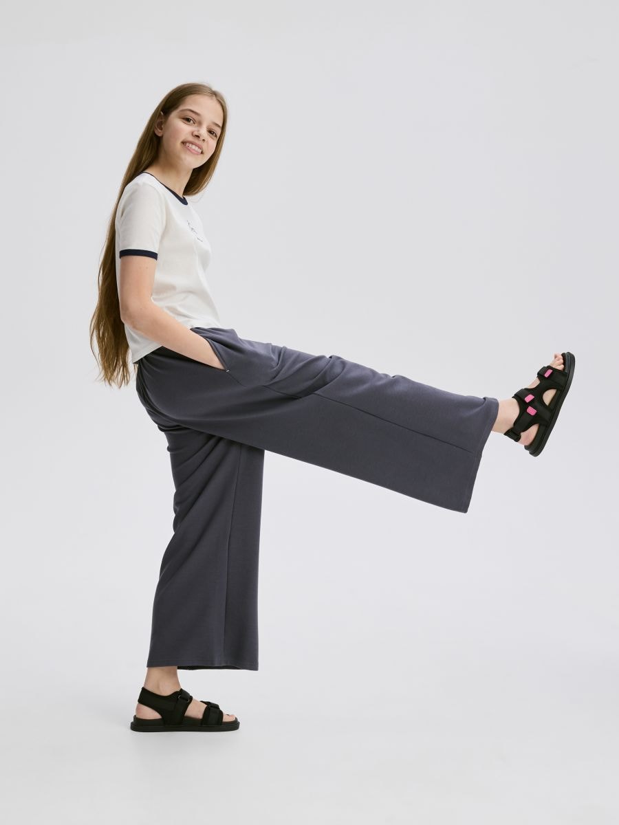 Mixed-material sandals - black - RESERVED - 3