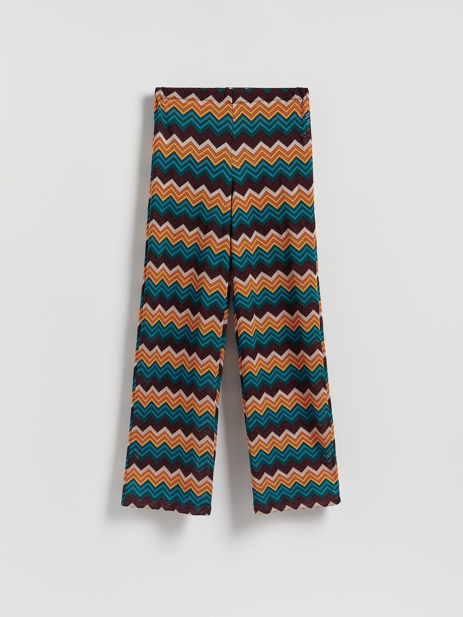 Beach pants with graphic pattern - multicolor - RESERVED - 5