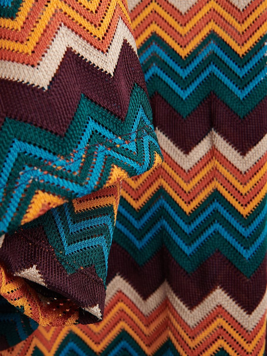 Beach pants with graphic pattern - multicolor - RESERVED - 6