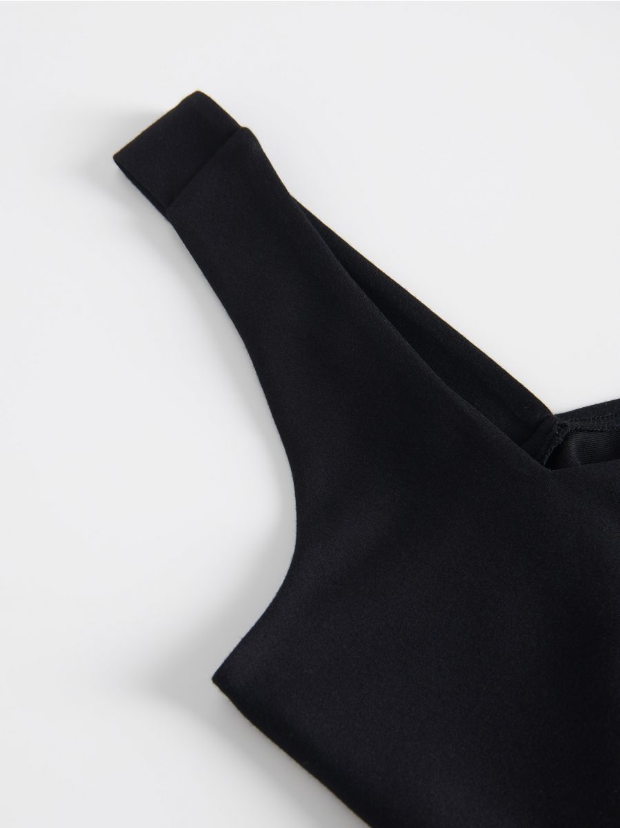 Plain crop top - black - RESERVED - 4