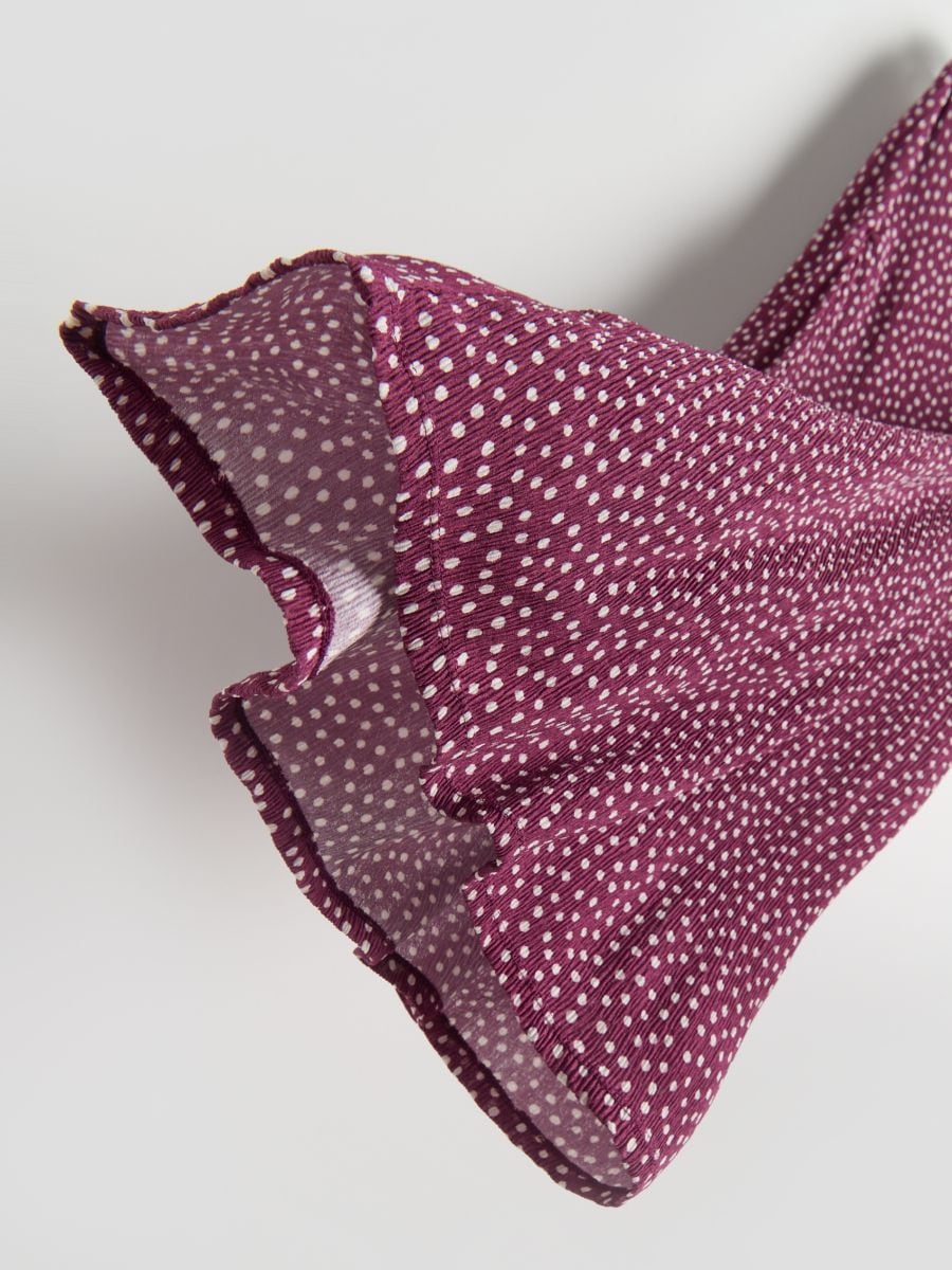 Midi-rok met print - MAUVE - RESERVED - 8