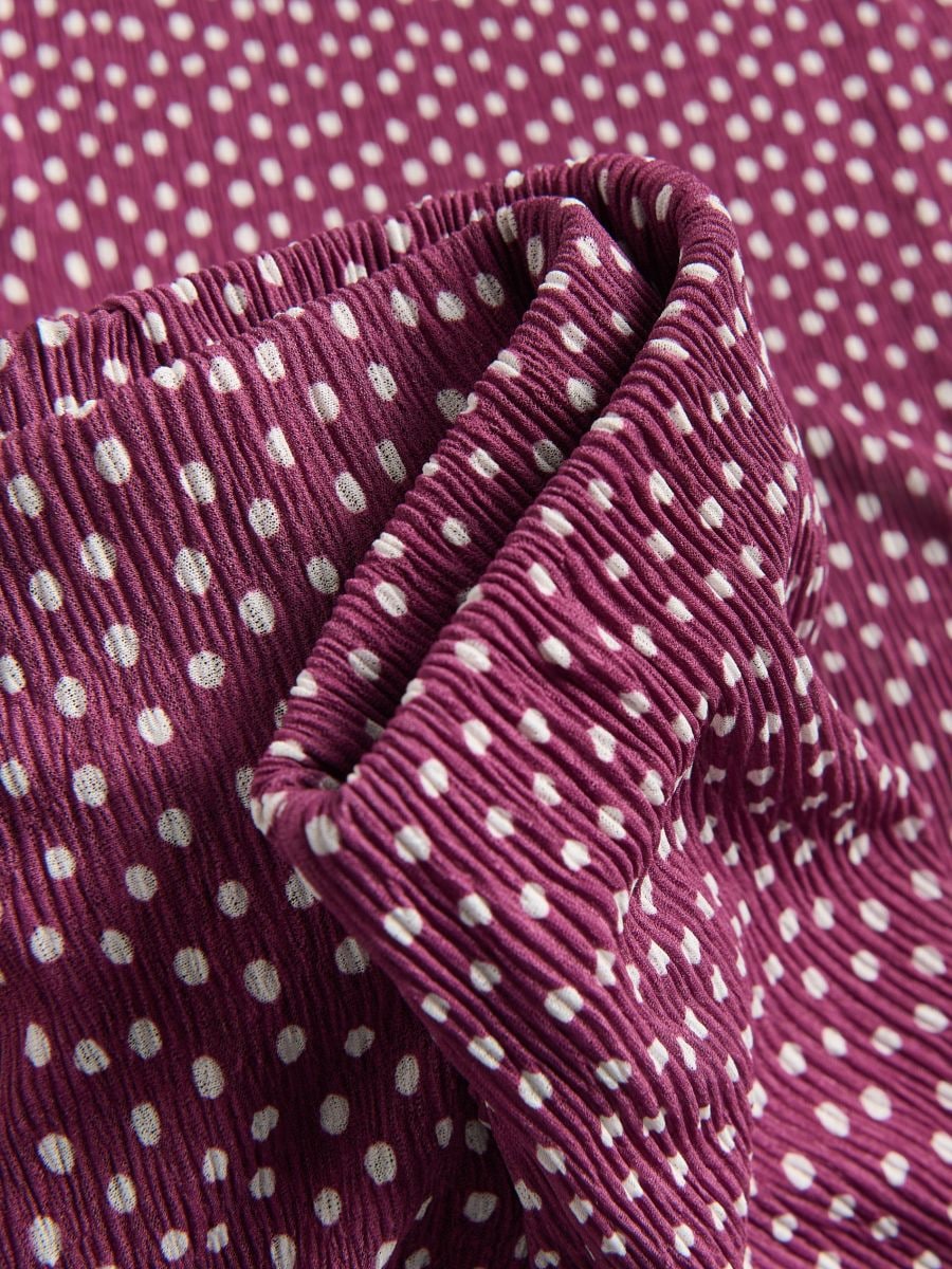 Midi-rok met print - MAUVE - RESERVED - 9